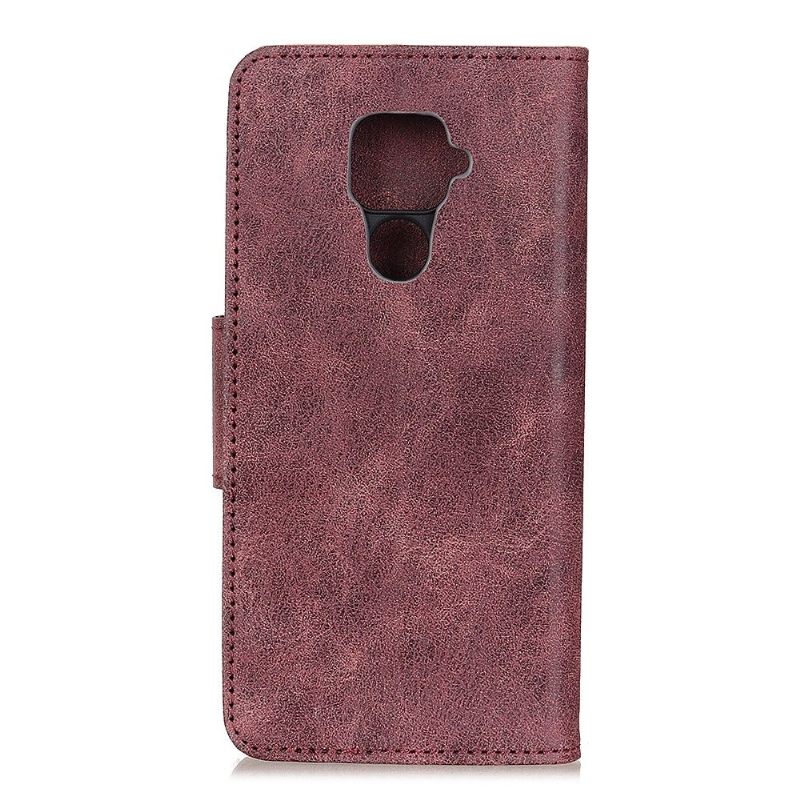 Κάλυμμα Huawei Mate 30 Lite Edouard Σε Vintage Faux Leather