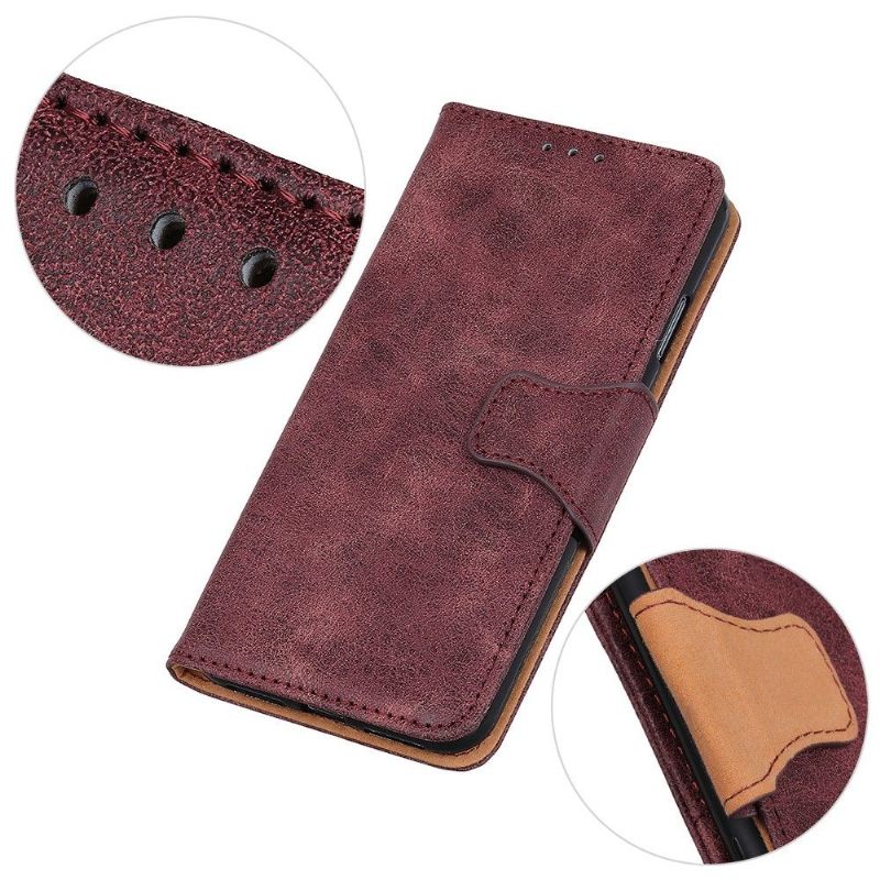 Κάλυμμα Huawei Mate 30 Lite Edouard Σε Vintage Faux Leather