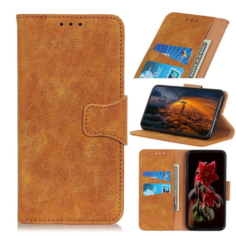 Κάλυμμα Huawei Mate 30 Lite Edouard Σε Vintage Faux Leather