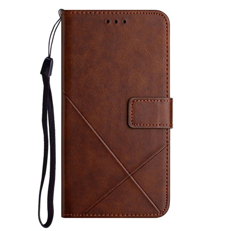 Κάλυμμα Samsung Galaxy M12 / A12 X Design Geo Leather Style