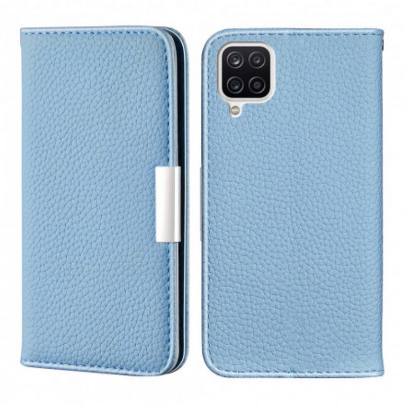 θηκη κινητου Samsung Galaxy M12 / A12 Θήκη Flip Faux Leather Litchi Ultra Chic