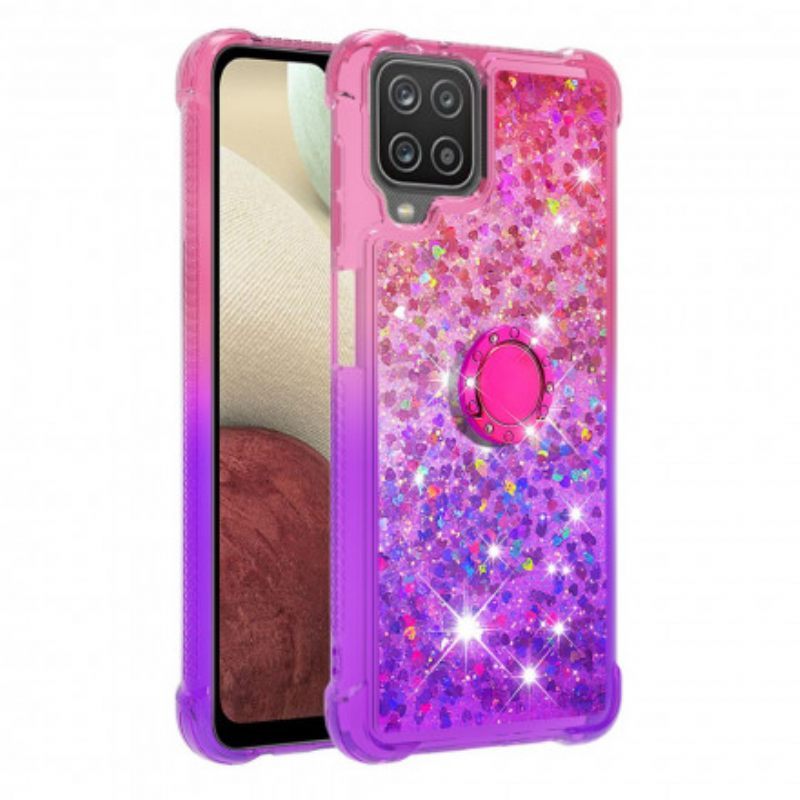 Θήκη Samsung Galaxy M12 / A12 Glitter Ring-bracket