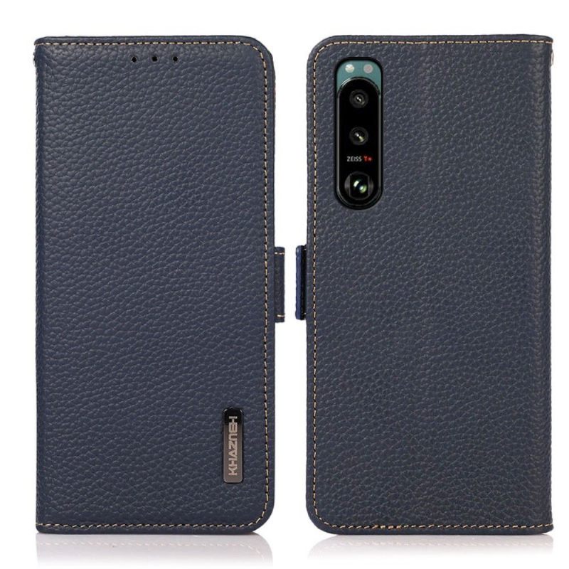 Κάλυμμα Sony Xperia 5 III Khazneh Grained Leather