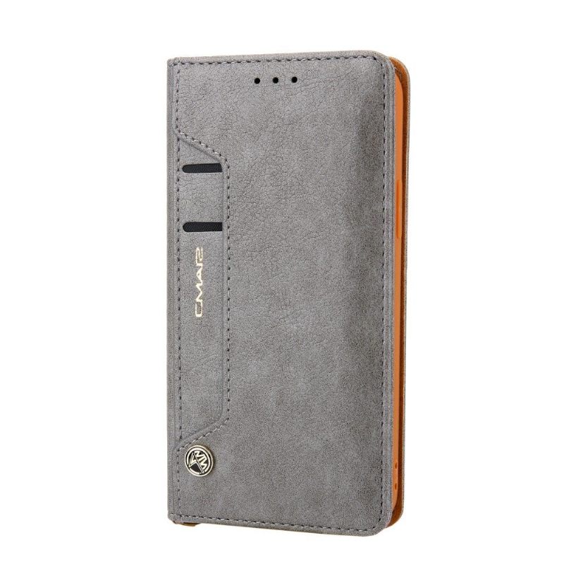 δερματινη θηκη iPhone 12 / 12 Pro Imitation Leather Cmai2 Πολλαπλός Χώρος