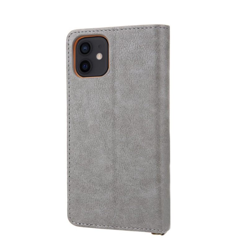 δερματινη θηκη iPhone 12 / 12 Pro Imitation Leather Cmai2 Πολλαπλός Χώρος