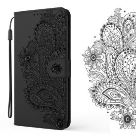 δερματινη θηκη iPhone 12 / 12 Pro Lena Paisley