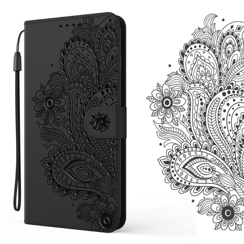 δερματινη θηκη iPhone 12 / 12 Pro Lena Paisley