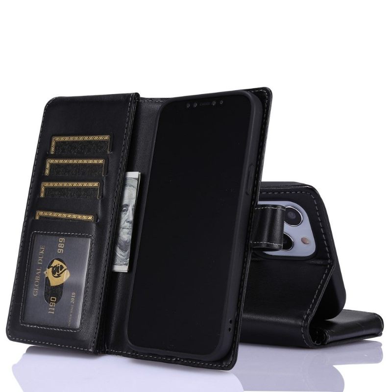 δερματινη θηκη iPhone 12 / 12 Pro Θήκη Flip Premium Folio Cover