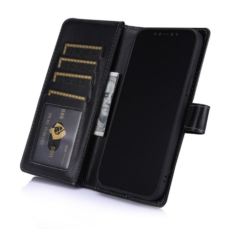 δερματινη θηκη iPhone 12 / 12 Pro Θήκη Flip Premium Folio Cover