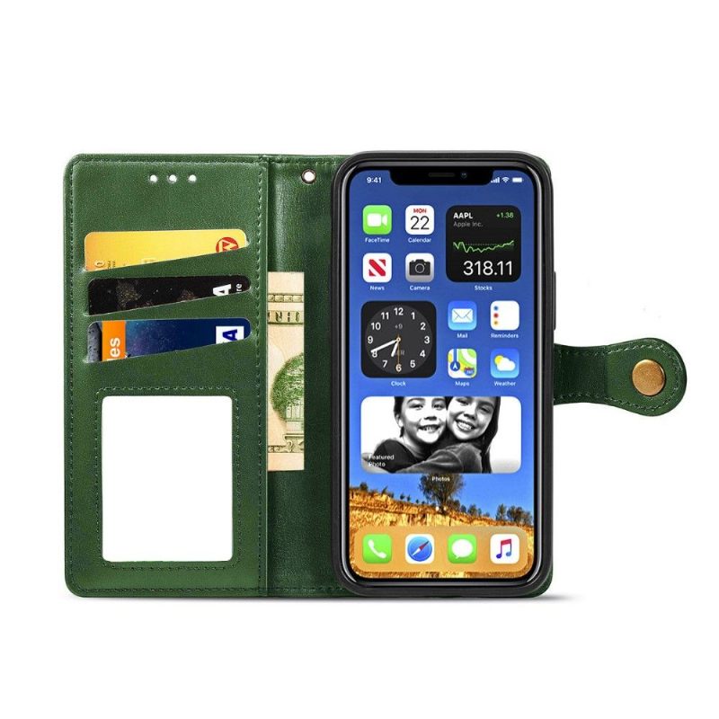 Κάλυμμα iPhone 12 / 12 Pro Indila Faux Leather