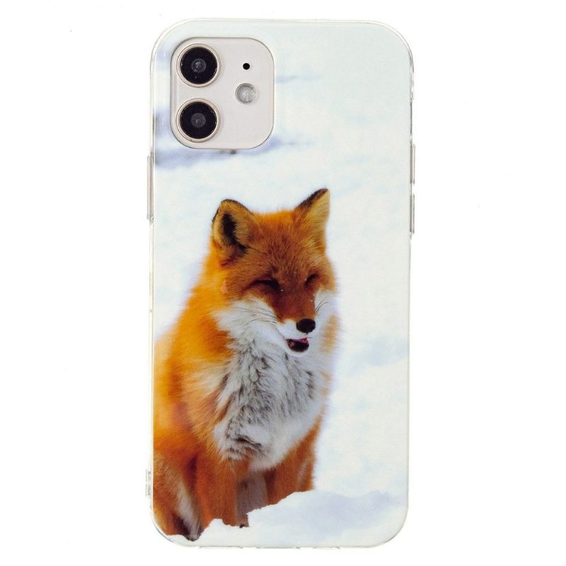 Θήκη iPhone 12 / 12 Pro Fluorescent Red Fox