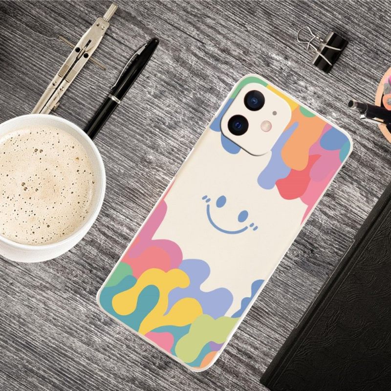 Θήκη iPhone 12 / 12 Pro Silicone Smiling Splash