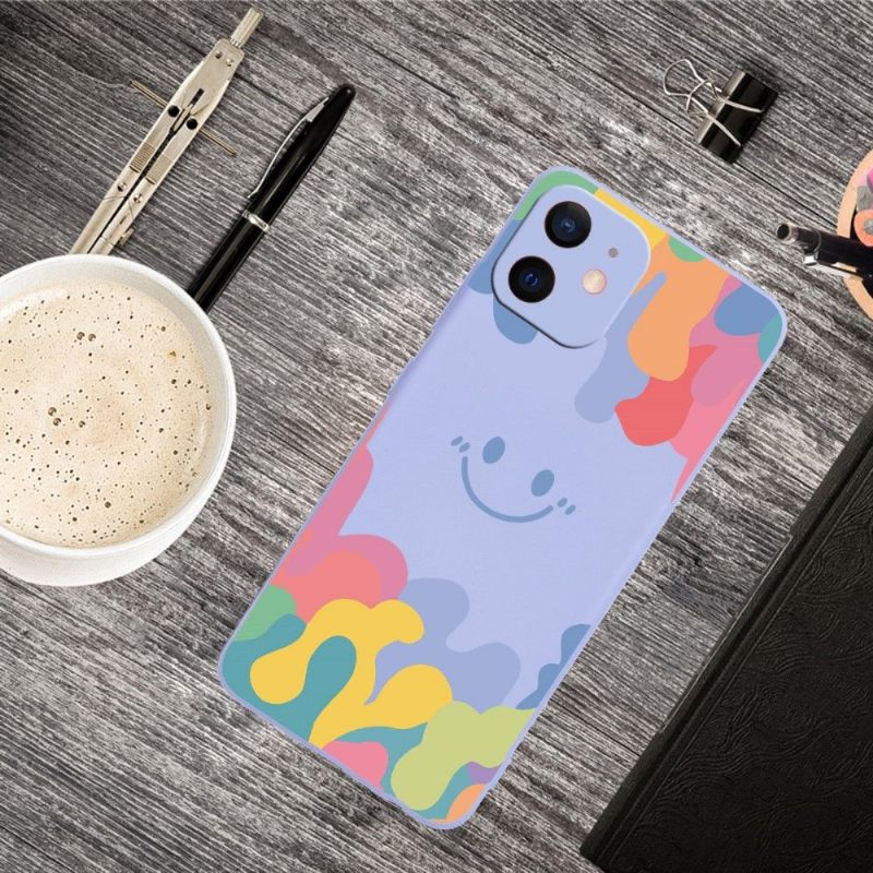 Θήκη iPhone 12 / 12 Pro Silicone Smiling Splash