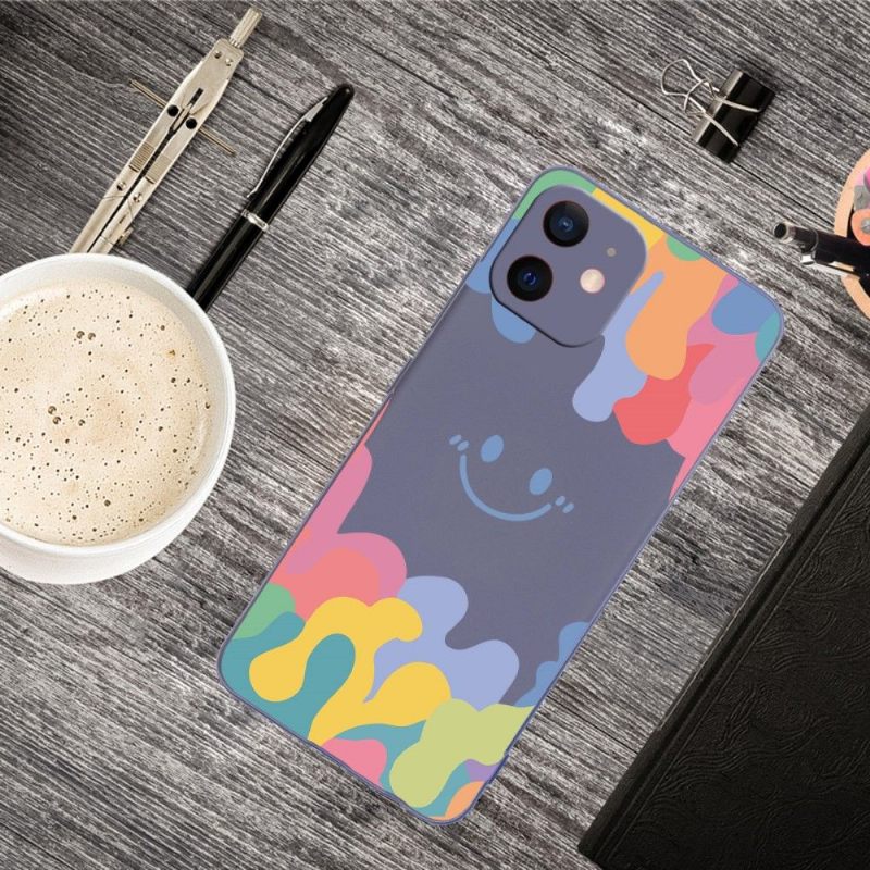 Θήκη iPhone 12 / 12 Pro Silicone Smiling Splash