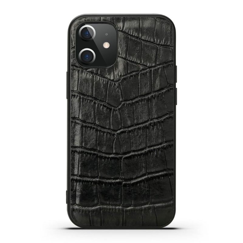 θηκη κινητου iPhone 12 / 12 Pro Croc Effect Leather