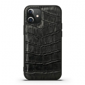 θηκη κινητου iPhone 12 / 12 Pro Croc Effect Leather