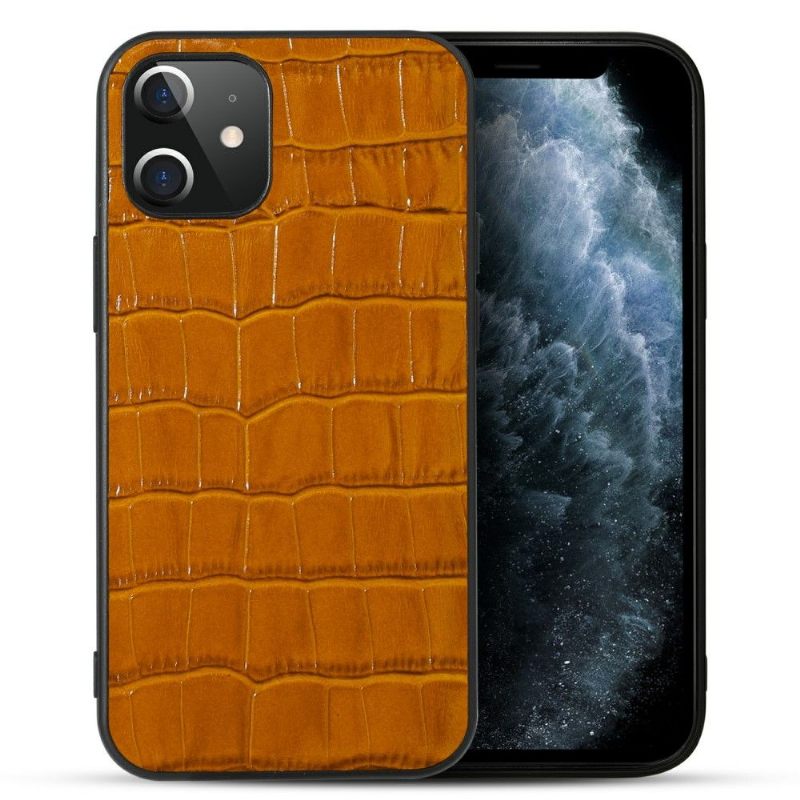 θηκη κινητου iPhone 12 / 12 Pro Croc Effect Leather