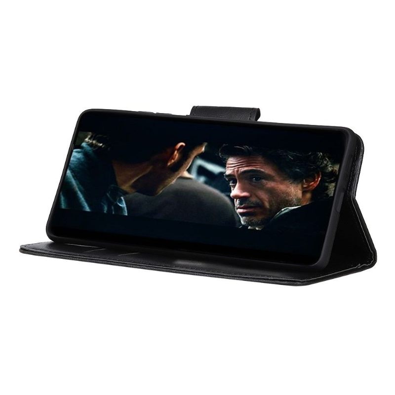 Θήκη Flip Poco F2 Pro δερματινη θηκη Faux Leather Με Λειτουργία Stand