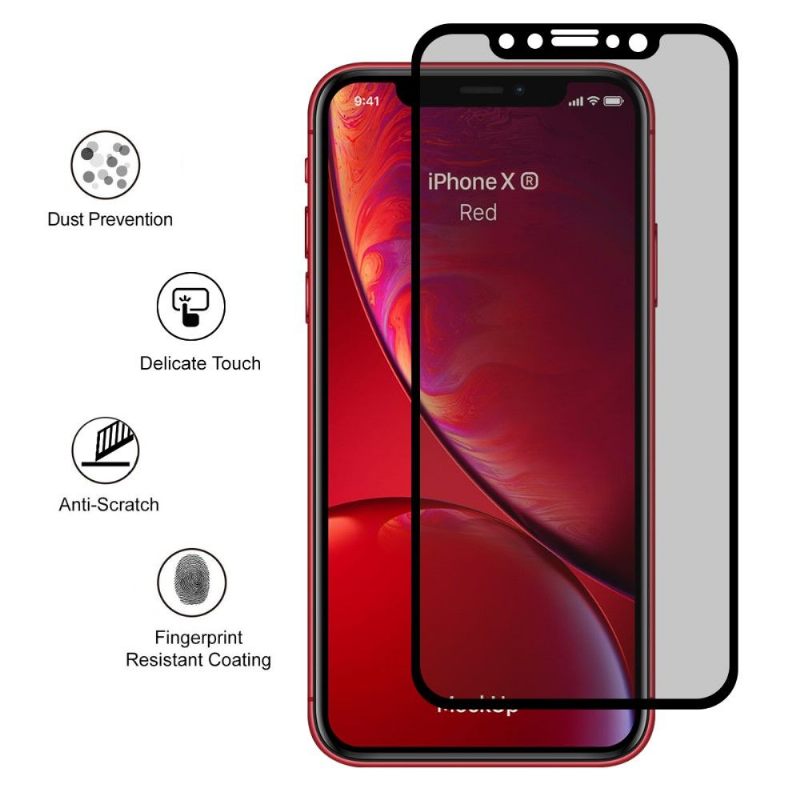 iPhone Xr - Tempered Glass And Privacy Filter