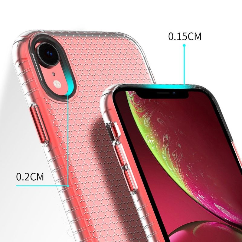 Θήκη iPhone XR Κυψελοειδή Διάφανη