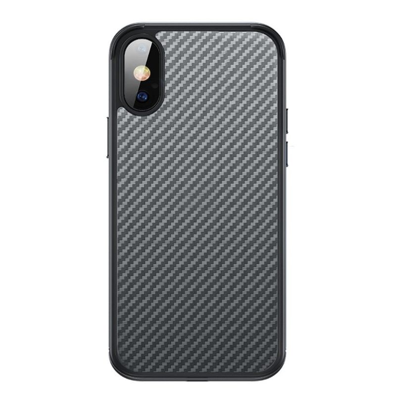 θηκη κινητου iPhone XR Luxury Series Style Carbon Fiber