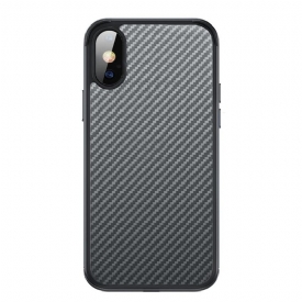 θηκη κινητου iPhone XR Luxury Series Style Carbon Fiber