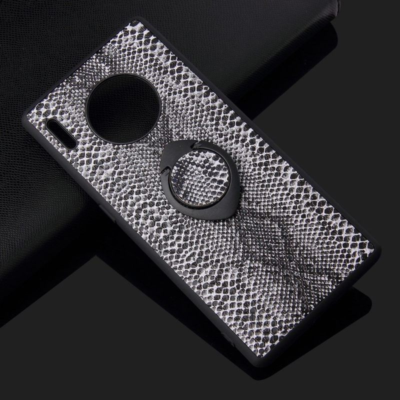 Θήκη Huawei Mate 30 Pro Εφέ Snake Skin Με Μαγνητική Βάση