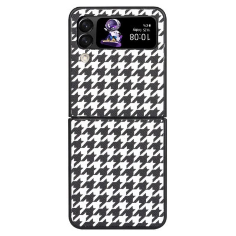 θηκη κινητου Samsung Galaxy Z Flip 4 Θήκη Flip Houndstooth