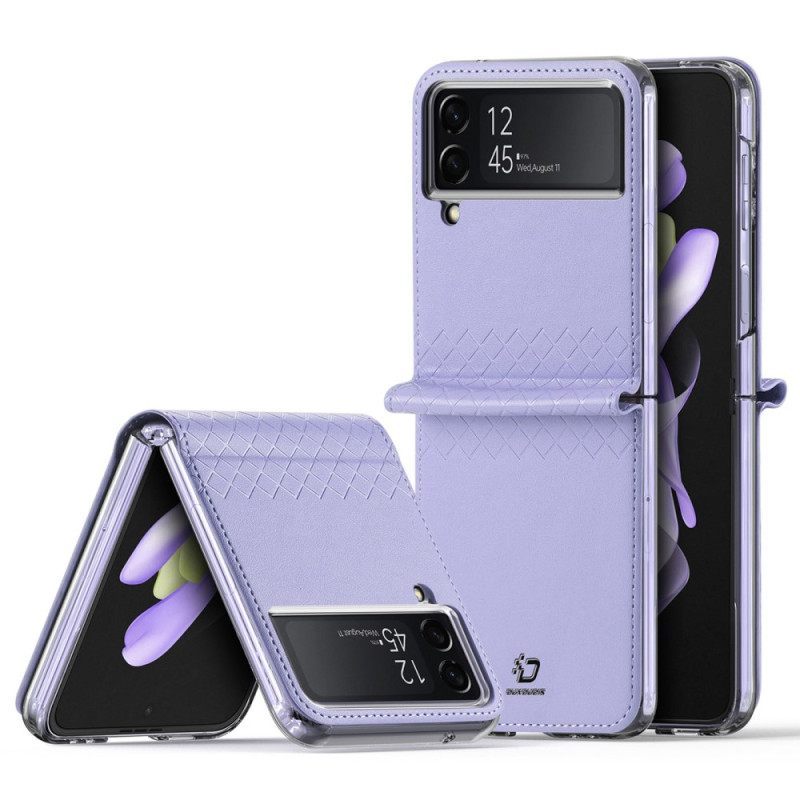 Θήκη Samsung Galaxy Z Flip 4 Θήκη Flip Faux Leather Dux Ducis