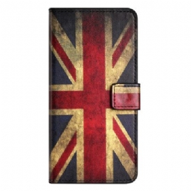 Δερματινη Θηκη iPhone 16 Pro Max Σημαία Union Jack