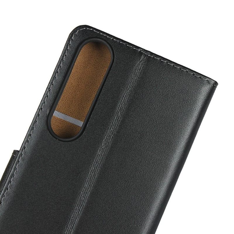 δερματινη θηκη Sony Xperia 1 II πορτοφολι Θήκη Flip Leather Effect Wallet - Μαύρο