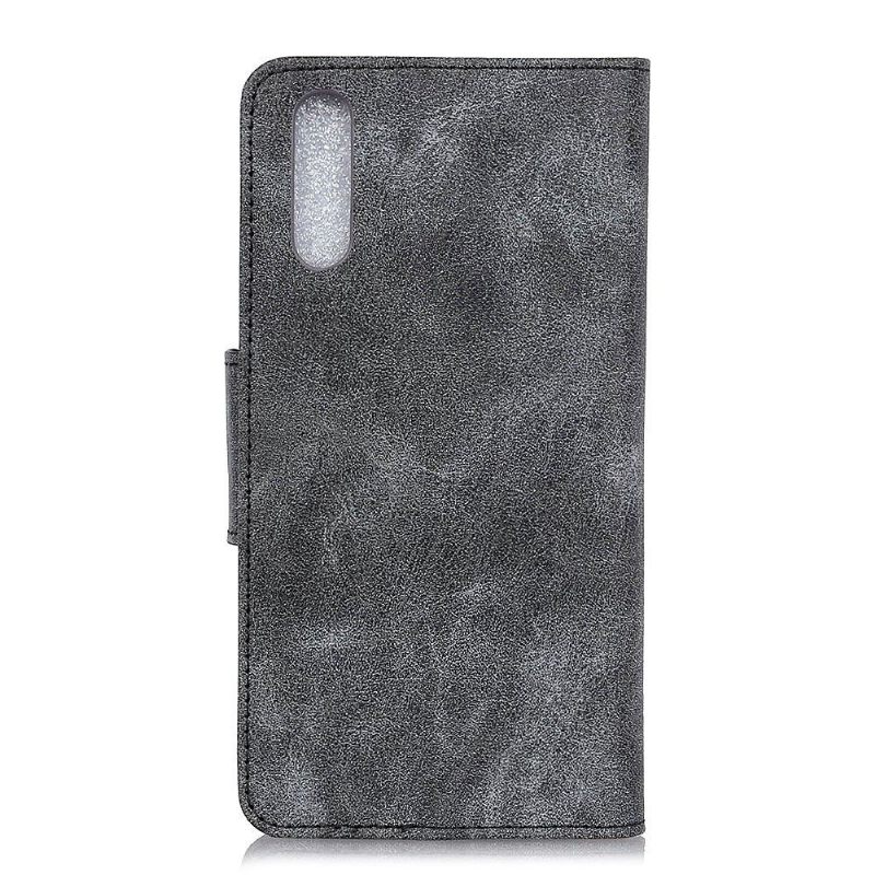 Θήκη Flip Sony Xperia 1 II Edouard Σε Vintage Faux Leather