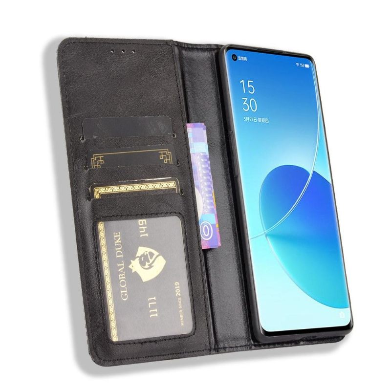 Θήκη Flip Oppo Reno 6 Pro 5G Cirénius Style Leather