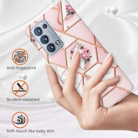 Θήκη Oppo Reno 6 Pro 5G Marble And Flower Crown