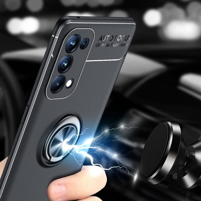 Θήκη Oppo Reno 6 Pro 5G Σιλικόνη Με Περιστρεφόμενη Βάση