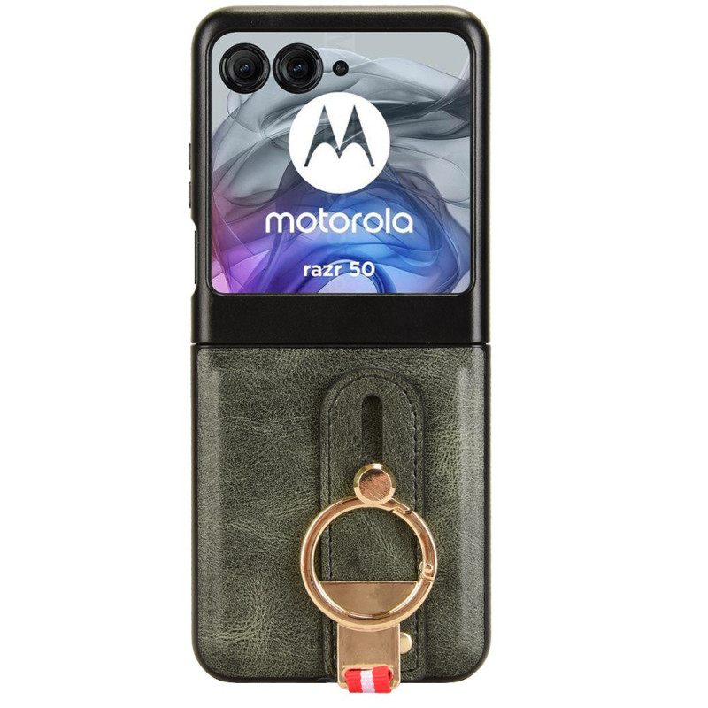 Κάλυμμα Motorola Razr 50 Ανοιχτήρι Μπουκαλιών Και Λουρί