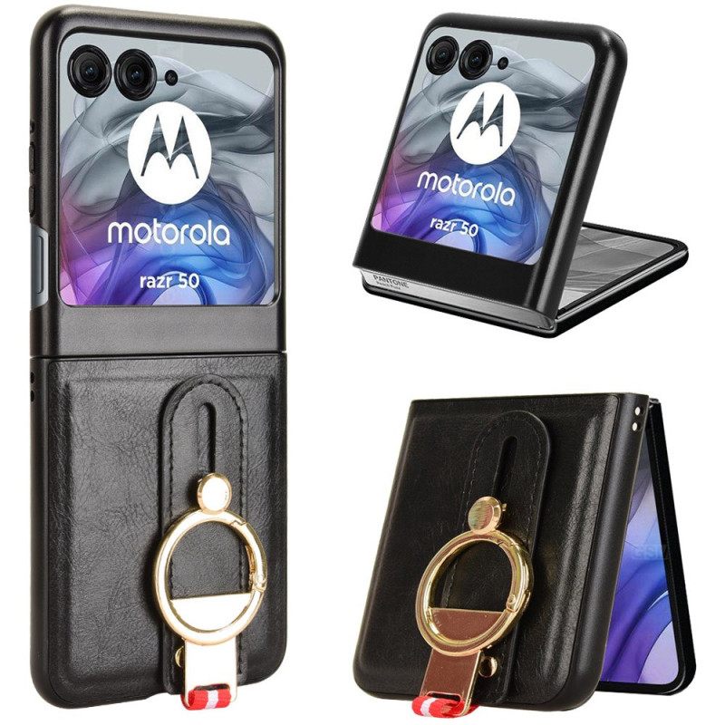 Κάλυμμα Motorola Razr 50 Ανοιχτήρι Μπουκαλιών Και Λουρί