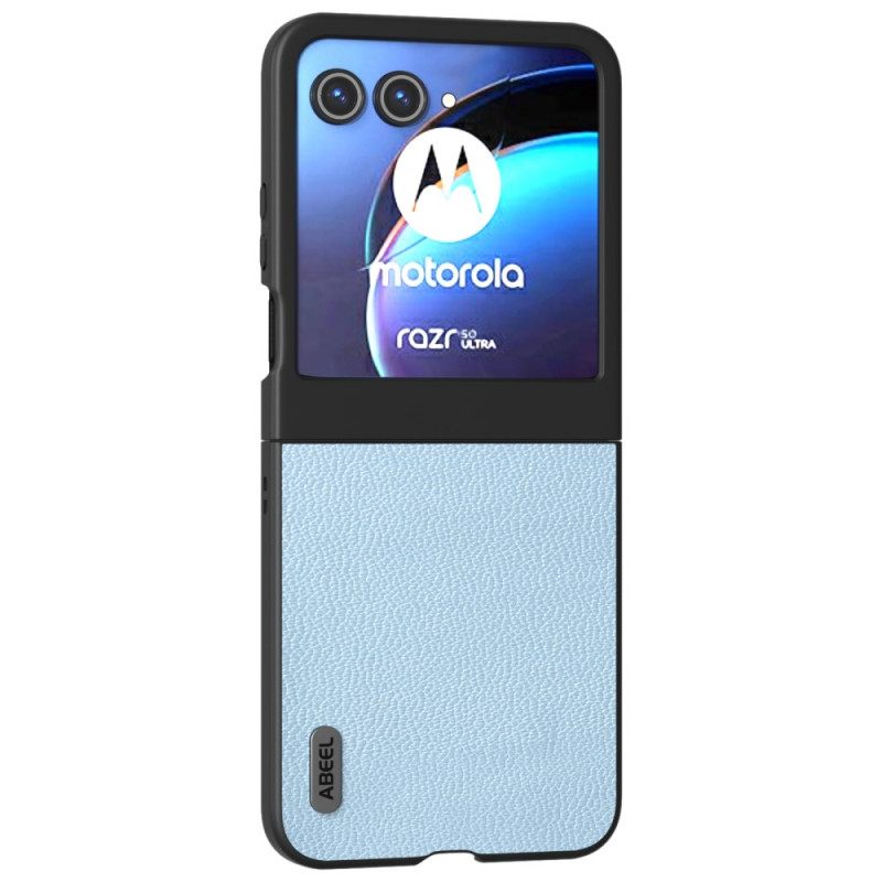 Κάλυμμα Motorola Razr 50 Αντιολισθητική Υφή Litchi Abeel