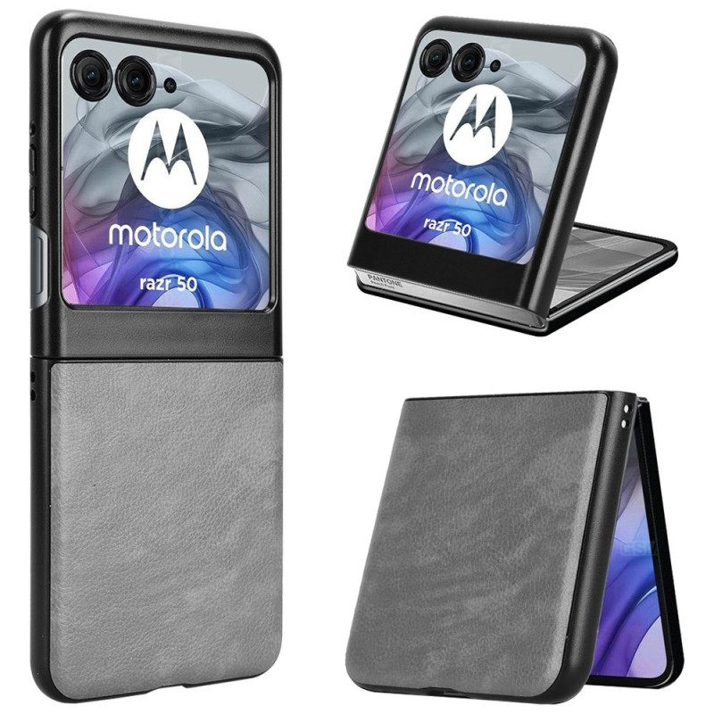 Κάλυμμα Motorola Razr 50 Εφέ Δέρματος