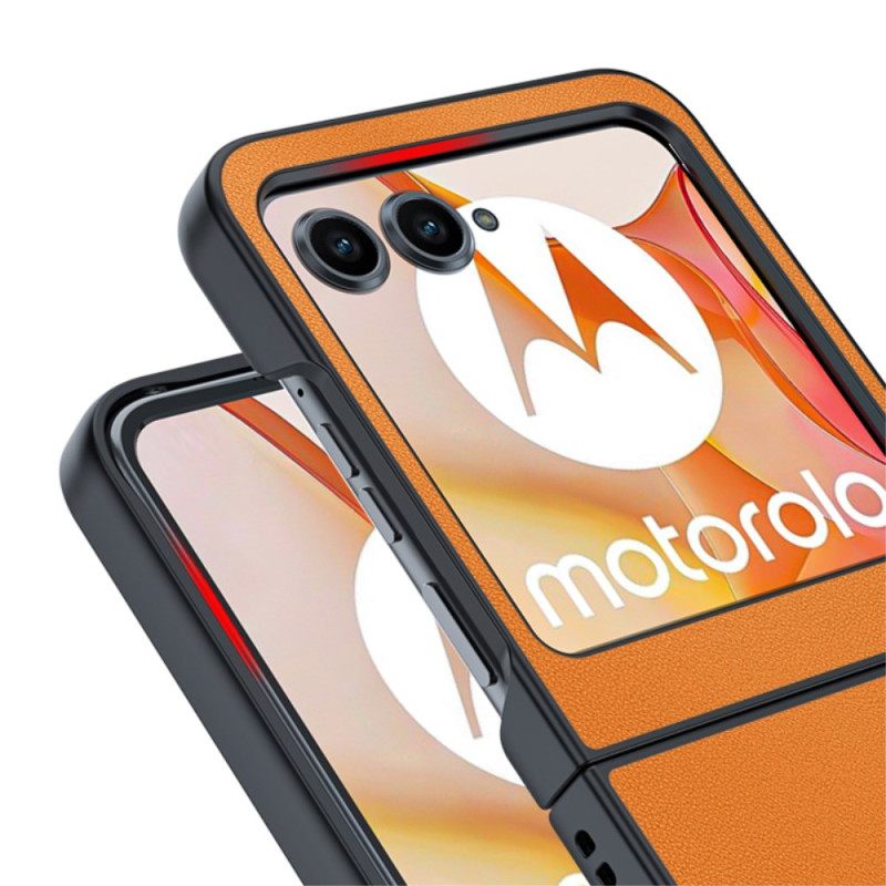 Κάλυμμα Motorola Razr 50 Εξαιρετικά Λεπτό Εφέ Δέρματος