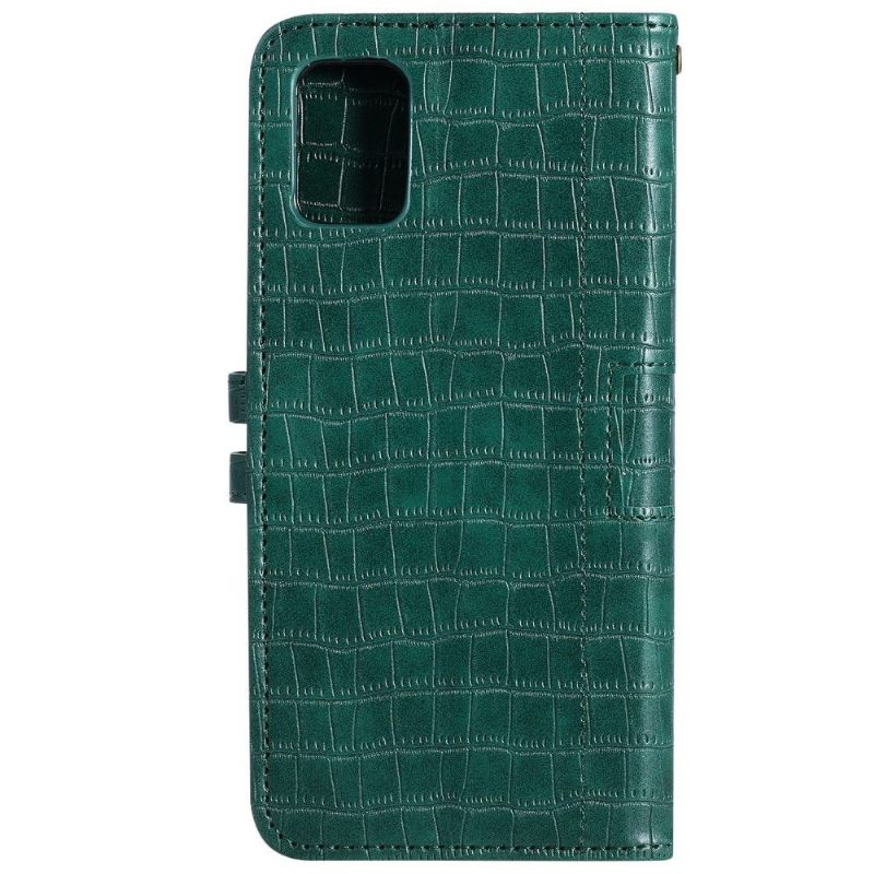 Θήκη Flip Huawei P40 Pro Croc Effect Leather Style