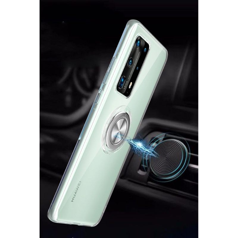 θηκη κινητου Huawei P40 Pro Με Καθαρό Μαγνητικό Δακτύλιο