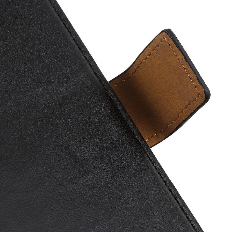 Θήκη Flip iPhone 7 / 8 / SE (2020) Basic Faux Leather - Μαύρο