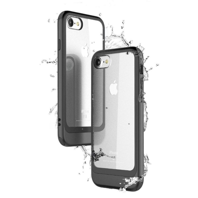 Θήκη iPhone 7 / 8 / SE (2020) Transparent Contour Metal Effect