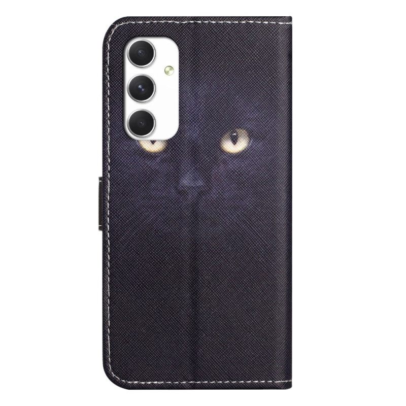 Δερματινη Θηκη Samsung Galaxy A16 5g Cat Eyes