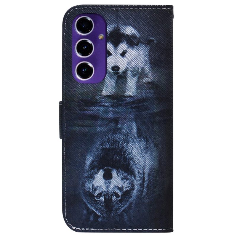 Δερματινη Θηκη Samsung Galaxy A16 5g Puppy Dream