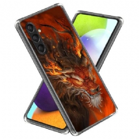 Κάλυμμα Samsung Galaxy A16 5g Fire Tiger Silicone Σιλικόνης