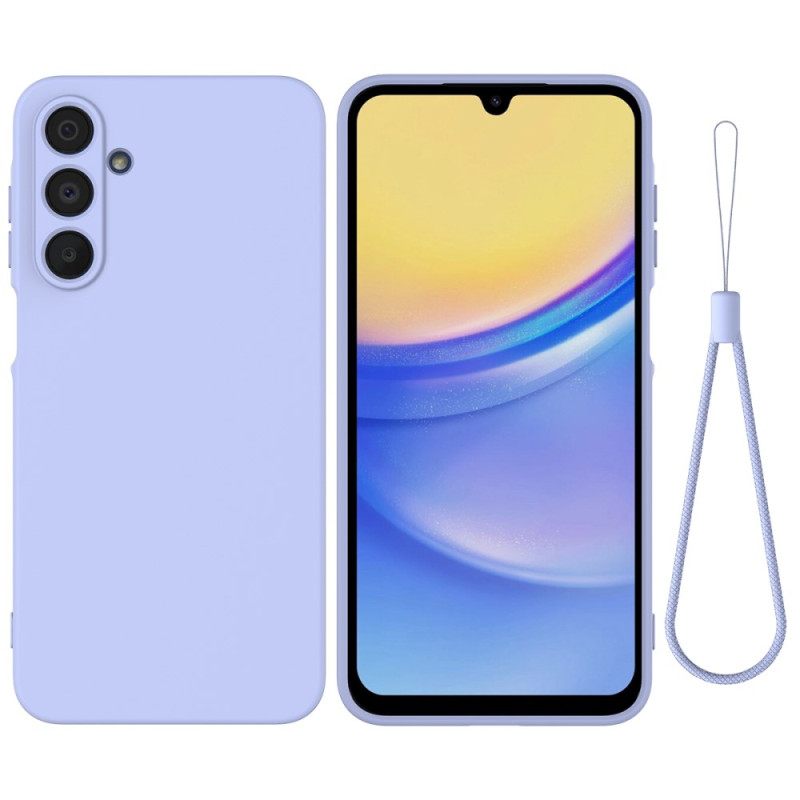 Κάλυμμα Samsung Galaxy A16 5g Λουράκι Υγρής Σιλικόνης Σιλικόνης