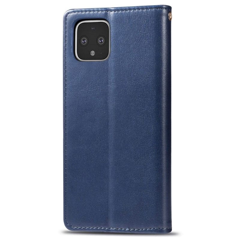 Κάλυμμα Google Pixel 4 Faux Leather Με Λειτουργία Stand