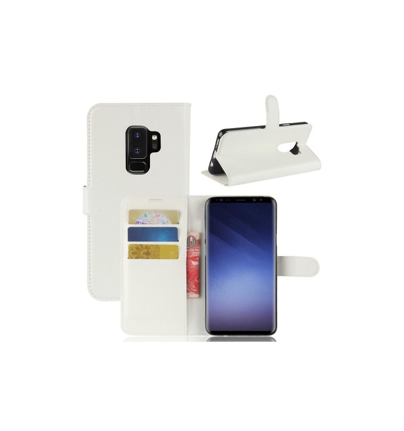 Θήκη Flip Samsung Galaxy S9 Plus Style Δερμάτινη Θήκη Για Κάρτες